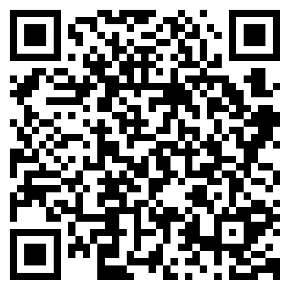 the image of a QR code for downloading the UR App.