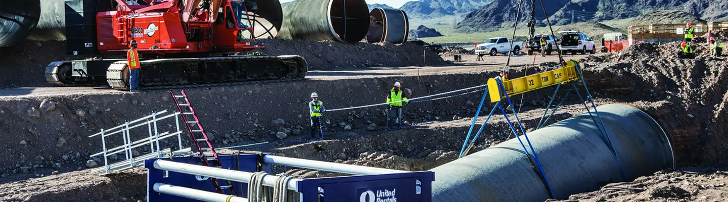Workers in a trench