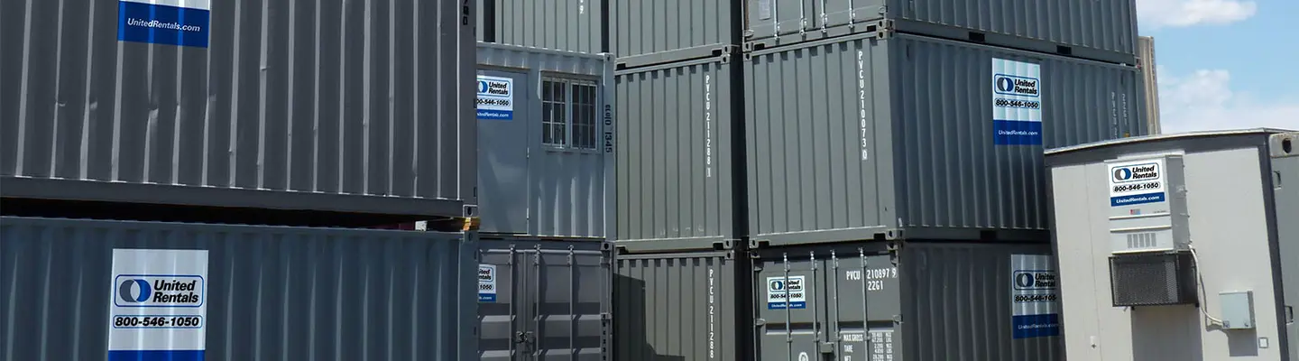 Stacked storage containers