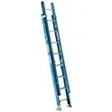 Blue extension ladder 