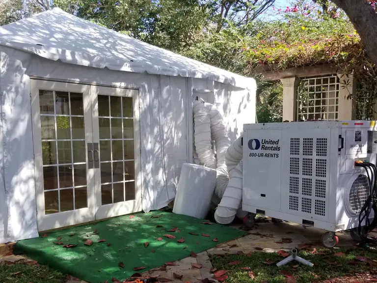 Tent air conditioner for event