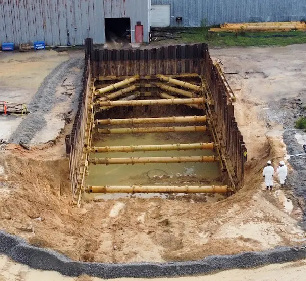 Trench bracing