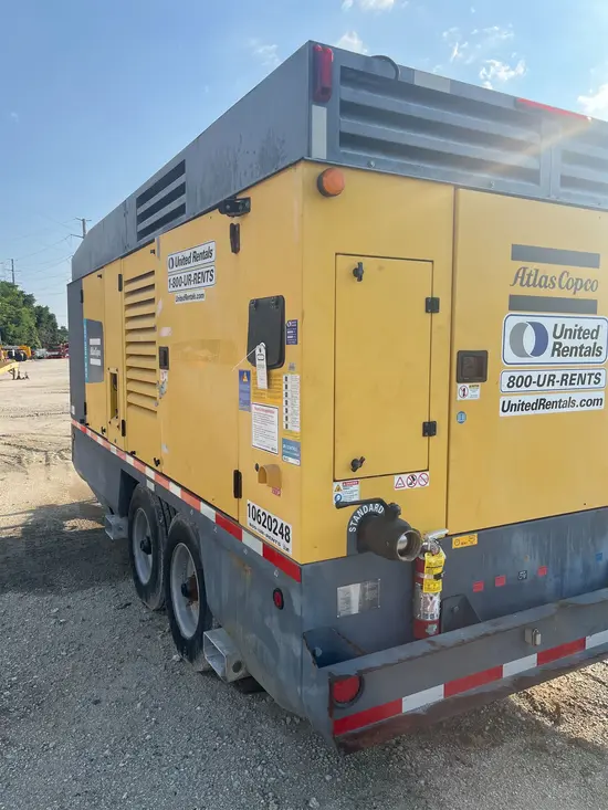 2017 Atlas Copco XAS1800 JD7 T4F Air Compressor