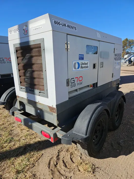 2013 Wacker Neuson G 70 Diesel Generator