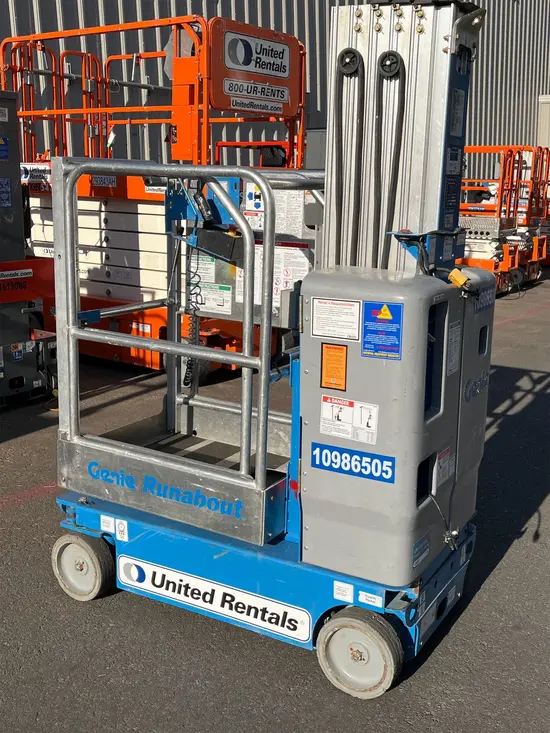 2019 Genie GR-20 Self-Propelled One-Person Lift