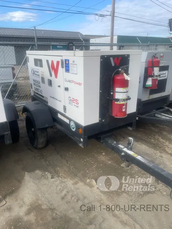 2022 Wacker Neuson G25 T4F Diesel Generator