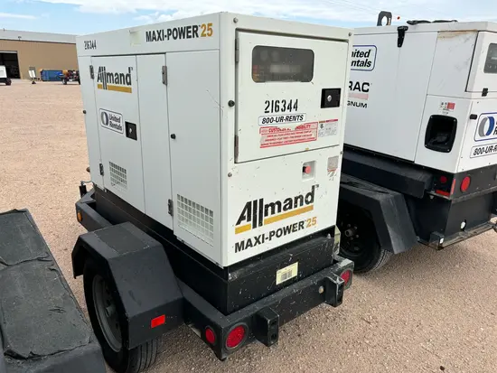 2018 Allmand MP25 Diesel Generator