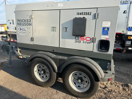 2016 Wacker Neuson G50 T4F Diesel Generator