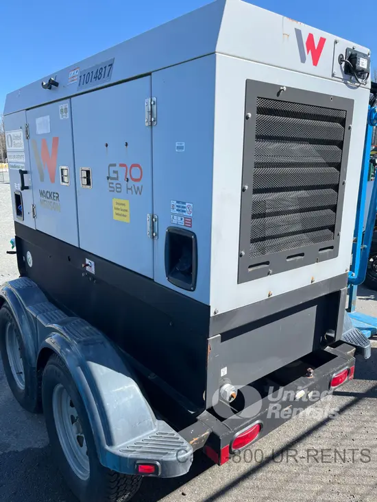 2019 Wacker Neuson G70 T4F Diesel Generator