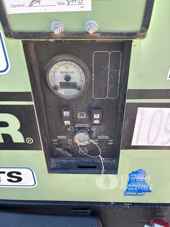 2019 Sullair 185DPQ-KU-T3 Air Compressor