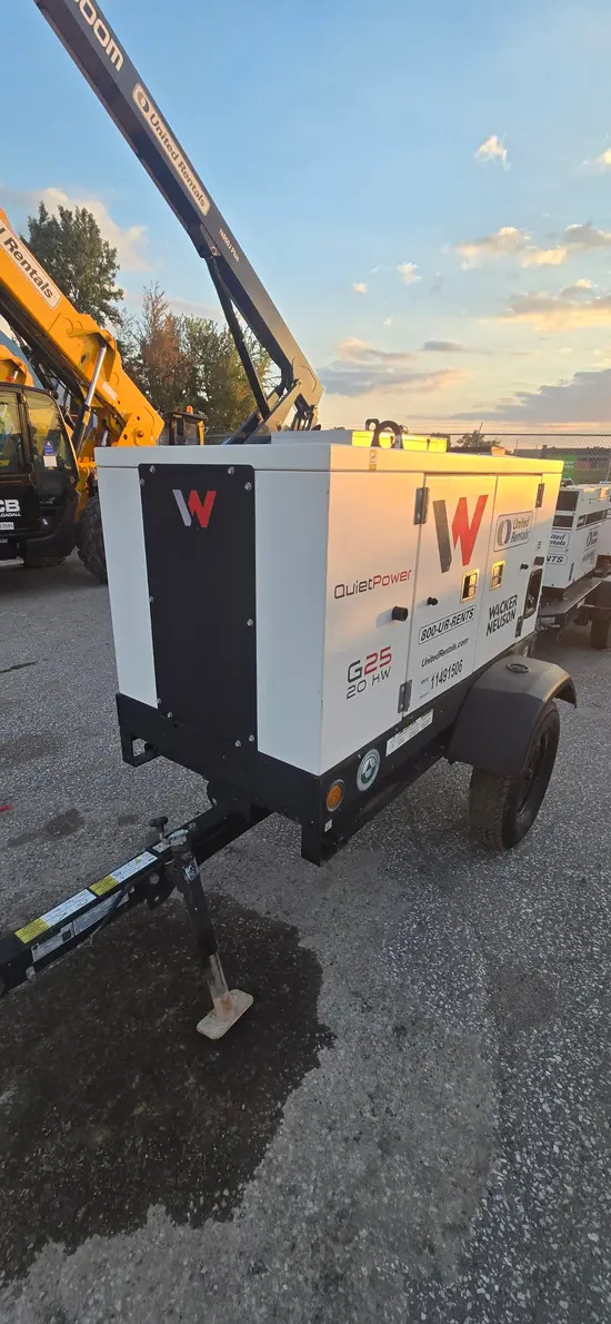 2022 Wacker Neuson G25 T4F Diesel Generator