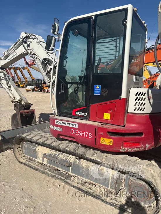 2019 Takeuchi TB280FR Excavator