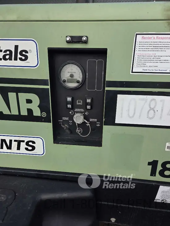 2018 Sullair 185DPQ-KU-T3 Air Compressor