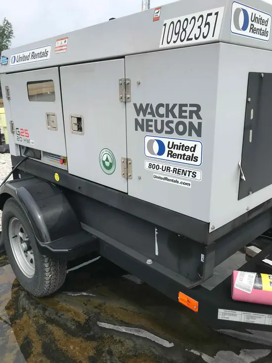 2019 Wacker Neuson G25 T4F Diesel Generator