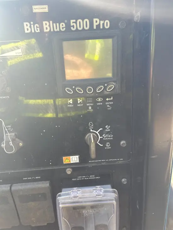 2020 Miller Welders BIG BLUE 500PRO Welder