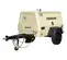 Beige Doosan towable air compressor