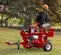 Red Barretto vertical log splitter