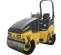 Yellow Bomag Ride-on Double Smooth-drum Vibratory Roller