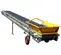 Yellow and silver Interquip Conveyor Belt System