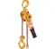 Yellow and black ans silver KITO Come-Along Tool, 1 Ton