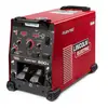Red and black LINCOLN Arc Welder, DC to AC Inverter, 450 Amps, Electric Powered