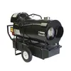 Black FLAGRO Indirect Heater, 400,000 BTU/h, Diesel Powered