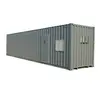 Gray GENERIC 40 ft. by 8 ft. by 8.5 ft. Ground-Level Office Container, Storage Combo