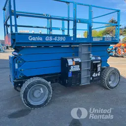 2016 Genie GS-4390 RT Rough Terrain Scissor Lift